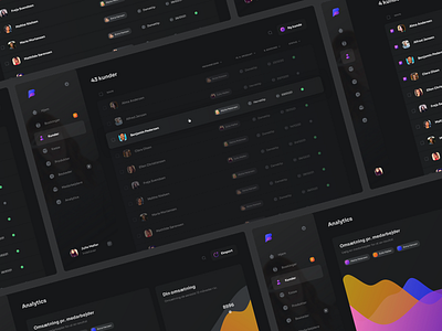 UI exploration admin app card chart clean dark dark theme dashboard design desktop layout platform saas saas design settings sidebar simple table ui web