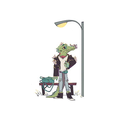 Enjoying the night bookillustration characterdesign drawing illustration nightlight procreate