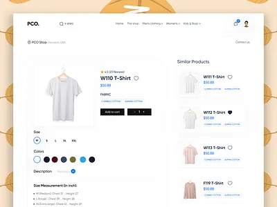 Product Detail Page | Exploration 2021 trend design designs dribbble ecommerce design ecommerce website design page design product detail product details shopping cart ui kit uiux ux design web ui design web ui kit