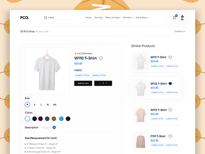 Product Detail Page | Exploration 2021 trend design designs dribbble ecommerce design ecommerce website design page design product detail product details shopping cart ui kit uiux ux design web ui design web ui kit