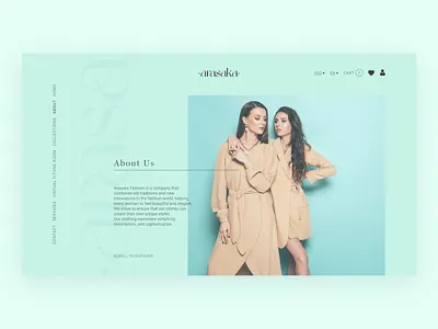 Fashion Website💙 2021 design branding clean clean design clothes clothing brand ecommerce fashion flat grid layout logo minimal minimalistic shop store typogaphy ui ux web webdesign