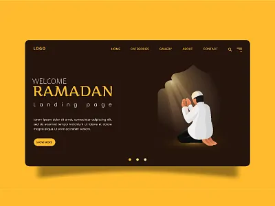 landing page Ramadan allah arabian beginnings belief believe brochure faith flashlight god graphic greeting hajj help holy illustration invitation islam islamic light man