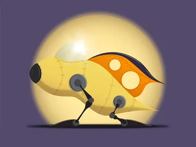 Spaceship design illustration illustrator space spaceship vector illustration vintage design