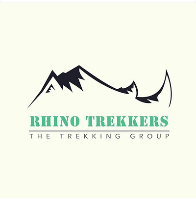 Rhino Trekkers (Trekkers group logo design ) branding design graphic design icon illustration illustrator logo photoshop typography vector