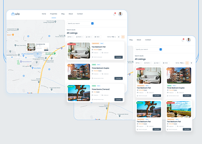 Ulo Real Estate branding design estate listing listings real real estate realestate ui ux website