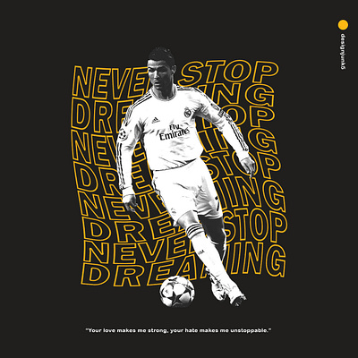 Cristiano Ronaldo poster design art branding design graphic design illustration photoshop vector