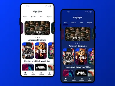 Prime Video Redesign amazon prime app design application design application ui mobile mobile design prime video redesign restyile ui design ui ux ux design