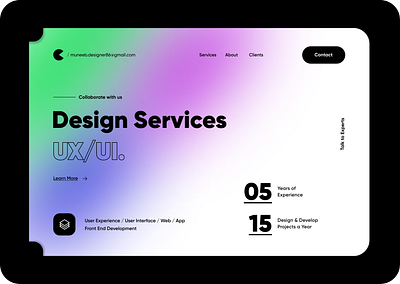 Design Services Website Banner branding concept design illustration landingpage lookingfordesigner mobileappdesigner product design typography ui uiux uiuxdesign uiuxdesigner website websitedesign websitedesigner websiteheader