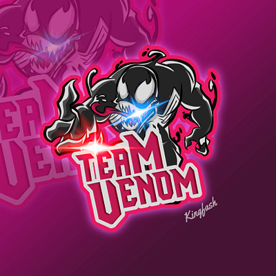 Venom mascot logo design branding business cartoon cartoon portrait design icon illustration mascotlogo portrait vector