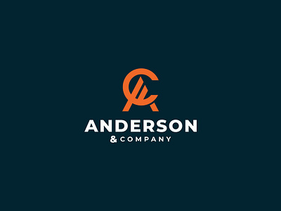 anderson logo design a letter logo abstract logo accounting brand branding c letter logo creative logo finance icon letter logo lettermark logo logo design logotype minimalist modern modern logo simple logo symbol tax logo