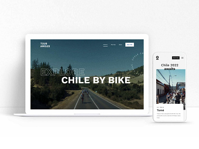 Tour de Amigos - Site Redesign amigos bespoke travel brand identity chile ella ella glover design tour de amigos travel ui web design wordpress