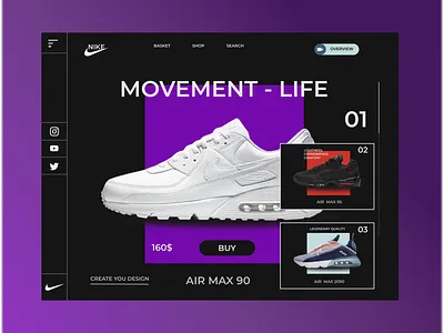 Nike Website Concept