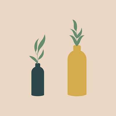 Vases2 illustration minimal