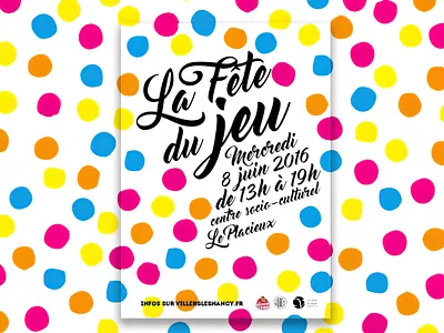 La fete du jeu poster design event branding events graphic design graphicdesign poster poster art poster design