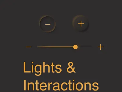 Lights & Interactions design light ui
