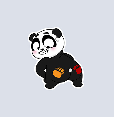 Panda_4 2d character character design design illustration vector дизайн иллюстрация характер