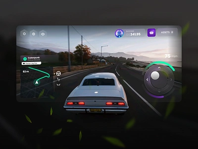 Web 3.0 Game HUD - UX 3d game 3d nft blockchain crypto game gambling game app game hud game interface game ux hud metaverse mobile nft p2e play to earn race ui web 3.0 web nft design web3