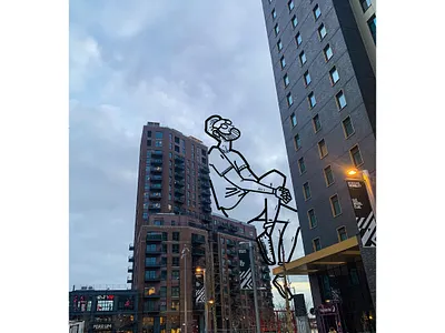 Dude thinking artwork illustration poster