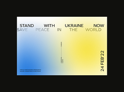 #StandWithUkraine graphic design motion graphics poster shapes ukraine visual visual design