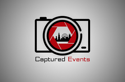 Captured events Logo Design illustration logo vector