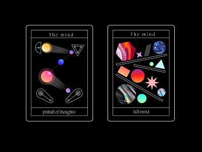 Tarot of the mind 2 animation art design fashion illustration minimal typography ui vector web