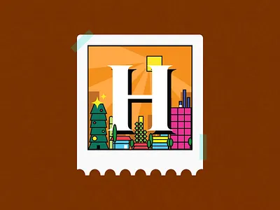 36 DOT 2021 - H animation design graphic design illustration motion graphics vector