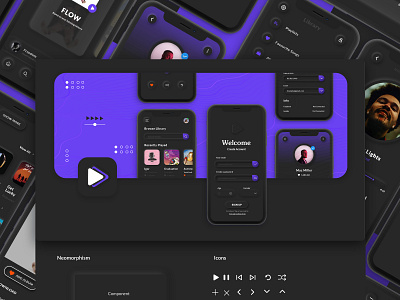 Music App - Skipped app app design app logo app ui app ui design application ui beta testers music app design music app ui musicapp uiux website design