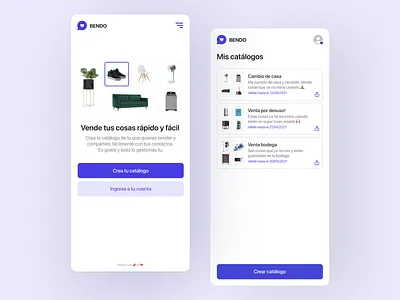 BENDO App app bendo branding chile ecommerce ecommerce app feed grid iphone logo shadow share shop ui ux web whatsapp