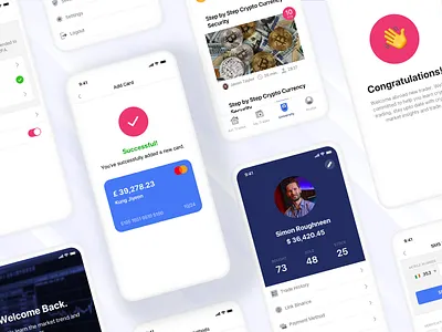 Crypto Trading App bitcoin branding clean crypto edutech europe fintech icon illustration ios iphone logo minial trading ui ux