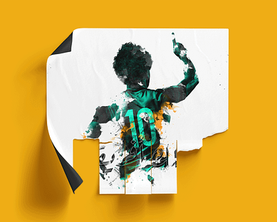 SALAH "King of Africa" cover design egypt england football illustration liverpool liverpoolfc poster social media sport