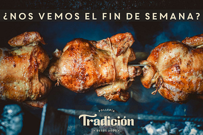 Fin de semana - Tradición Restaurant facebook post illustrator photoshop product photography