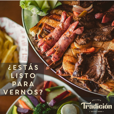 Fin de semana - Tradición Restaurant facebook post food illustrator photoshop product photography