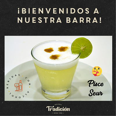 Nuestra Barra - Tradición Restaurant facebook post illustrator photoshop product photography vector