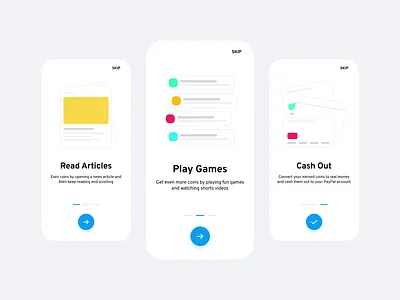 Dark Mode animation app color dark design intro light mobile mode news onboarding tutorial ui