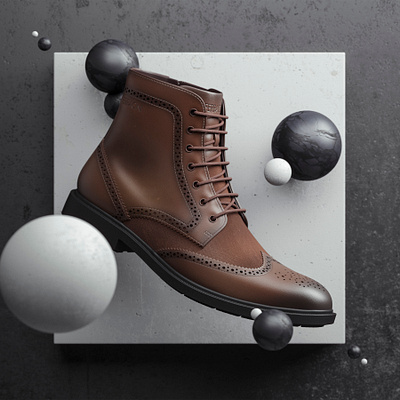Fly Boot Cgi 3d 3d shoe cgi shoe fashion footwear product visualization shoes