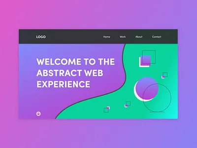 Landing page header design 100dayschallenge absctract clean design clean website design design gradient ui gradient website header design home screen homepage illustraion landing page design portfolio portfolio site header ui userinterface web design webdesign webflow website design