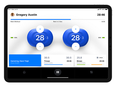 Stimulation app clinic doctor health healthcare ipad medical rehab rehabilitation remote stimulation touch