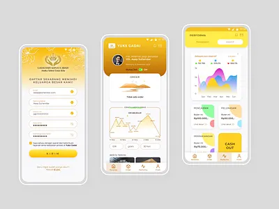 Pawnshop Mobile Application 2 app branding clean design clean ui design figma gold icon illustration minimal mobile mobile app mobile app design mobile design mobile ui pawnshop typography ui ux yellow