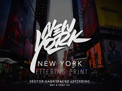 New York - vector lettering for sale america brushpen calligraphy design graffiti illustration lettering logo logotype new york newyork newyorkcity usa vector vector art каллиграфия леттеринг