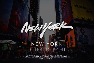 New York - vector lettering for sale brushpen calligraphy graffiti lettering logo logotype new york newyorker type typography vector каллиграфия леттеринг