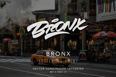 Bronx - vector lettering for sale bronx calligraphy design graffiti illustration lettering logo logotype new york process typography vector каллиграфия леттеринг