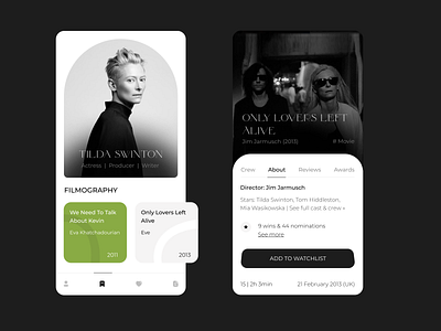 Movie App colour palette design film illustration mobile mobile app mobile app design mobile design mobile ui typography ui ui ux ui design uidesign ux web design webdesign website