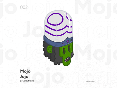 #002 Mojo Jojo adobe illustrator fanart illustration mojo jojo