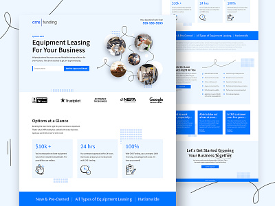 CMS Funding Landing Page branding design digital design graphic design landing page marketing ppc ui user experience ux web design