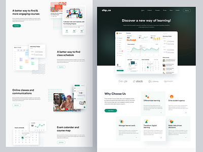 eLearning Web I Ofspace dashboad education education app education website edutech edutech web inspiration learning learning platform ofspace agency online course student app web web design website website design