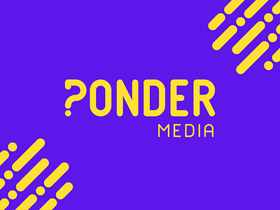 Ponder Media - Logo Design & Brand Guidelines