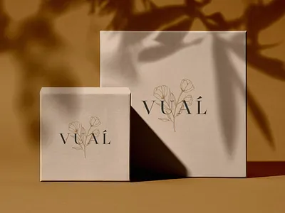 Vual Box Design beauty logo box design brand design brand identity branding design flower logo hijab branding illustration logotype packaging