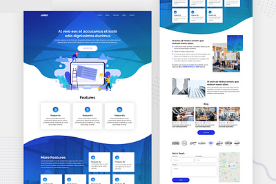 Multipurpose Website UI Design Concept design multipurpose ui web web design webdesign website concept website design