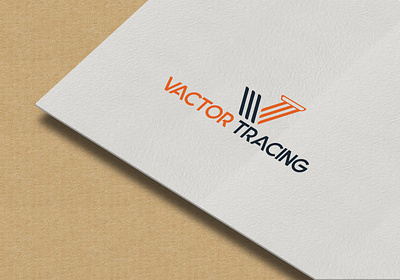 Vactor Tracing logo design graphic design icon illustration illustrator logo minimal typography vector