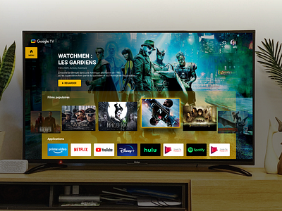 Daily UI - TV App dailyui dailyui025 googletv movies series tvapp uidesign uxdesign